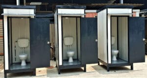 Toilet Portable Cabin | Economy – PPGI Flat Sheet & Steel Frame Finished