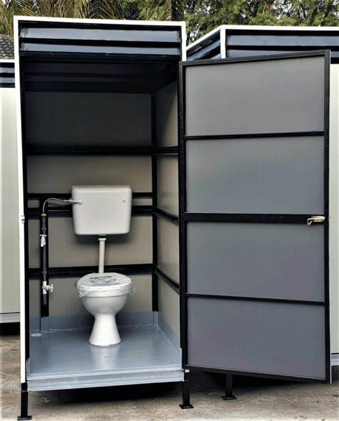 Toilet Portable Cabin | Economy – PPGI Flat Sheet & Steel Frame Finished