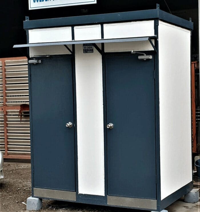 Toilet Portable Cabin | Economy – PPGI Flat Sheet & Steel Frame Finished