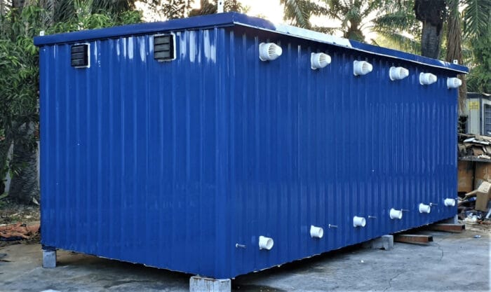 Toilet Portable Cabin | Economy – PPGI Flat Sheet & Steel Frame Finished