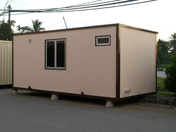 Heavy Duty Portable Cabin | Super Deluxe - Insulated Sandwich Panel System - 100% Steel / NO Timber