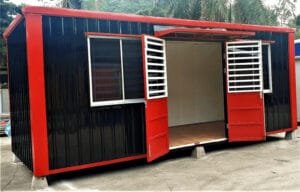 Light Duty Portable Cabin | Economy - PPGI Deck & Steel Frame Finished (NO Window & NO Electrical)