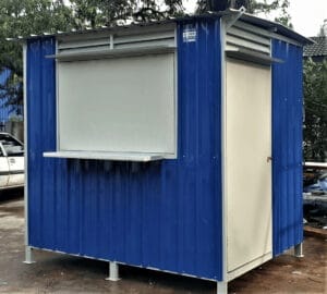 Kiosk Portable Cabin | Economy – PPGI Deck & Steel Frame Finished