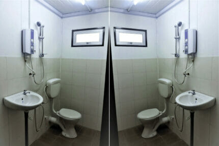 Large Cabin House | Attached Toilet with Bath & Mini Kitchen & Top Platform (10 x 24 x 8 Ft)