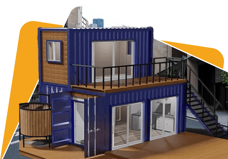 Standard Cabin House | 2 Rooms with Centre Partition (10 x 20 x 8 Ft)