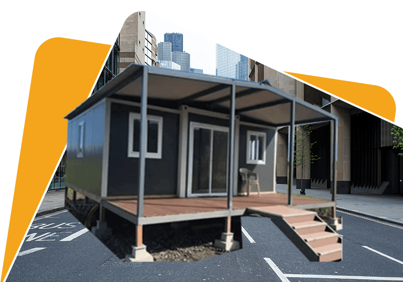 Standard Cabin House | 2 Rooms with Centre Partition (10 x 20 x 8 Ft)