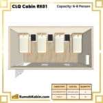 Centralized Labour Quarters (CLQ Cabin) | RK01 Capacity: 6-8 Person